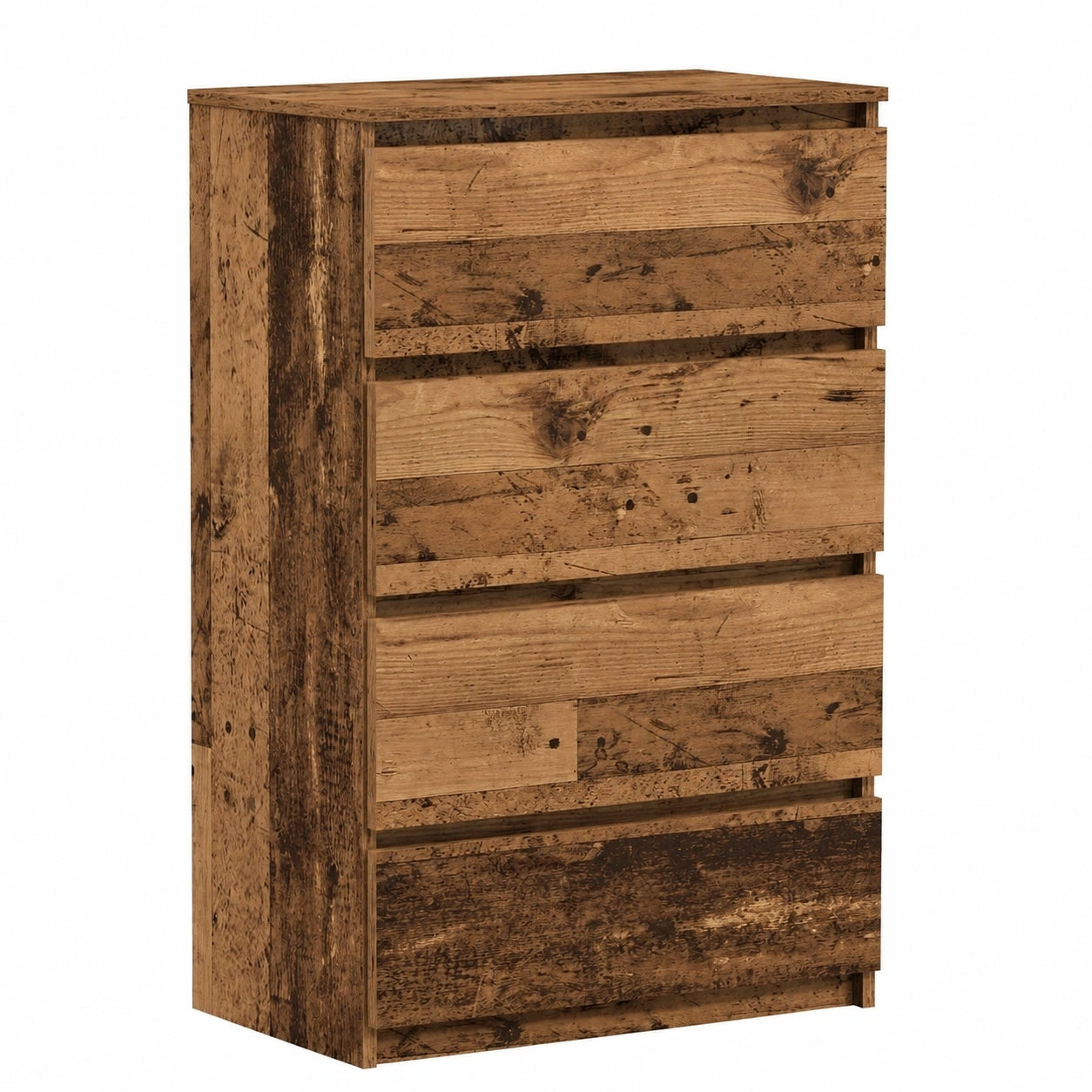 Moderner Sideboard aus Holzwerkstoff mit Schubladen, 60x35x98,5 cm