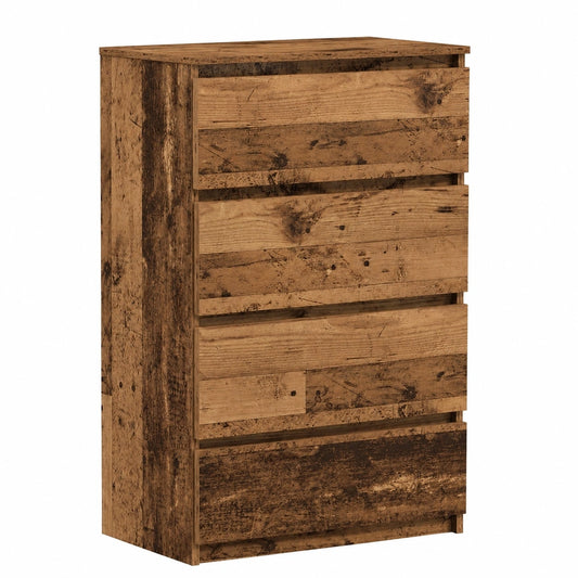 Moderner Sideboard aus Holzwerkstoff mit Schubladen, 60x35x98,5 cm